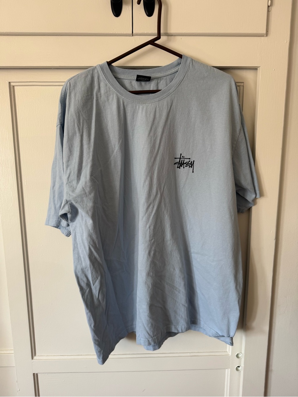 Stussy Light Blue Short Sleeve Logo Tee